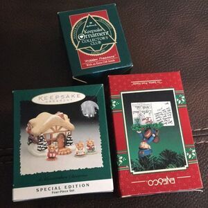 Bundle of vintage ornaments